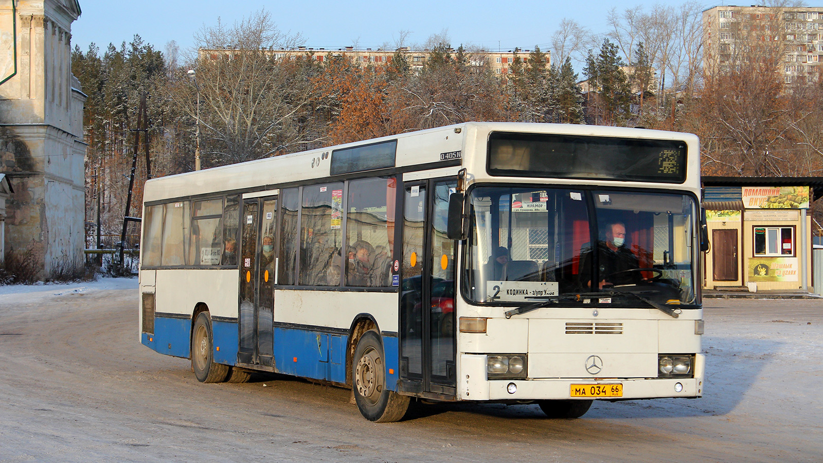 Свердловская область, Mercedes-Benz O405N2 № МА 034 66