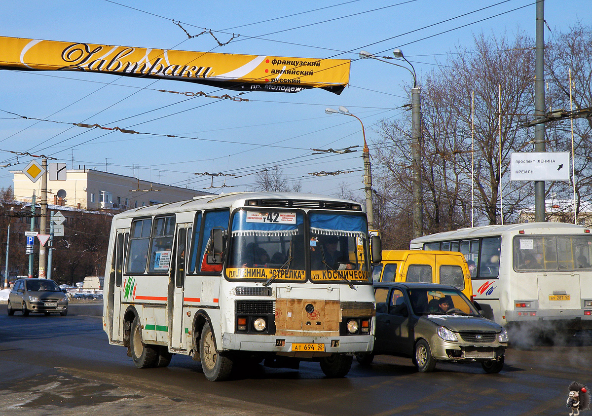 Нижегородская область, ПАЗ-32054 № АТ 694 52