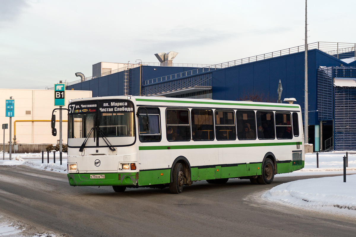 Novosibirsk region, LiAZ-5256.36 č. Е 754 ОВ 154
