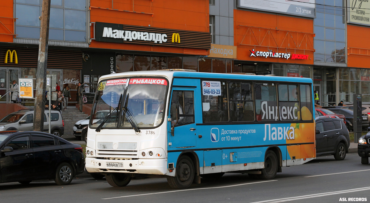 Санкт-Петербург, ПАЗ-320402-03 № n786