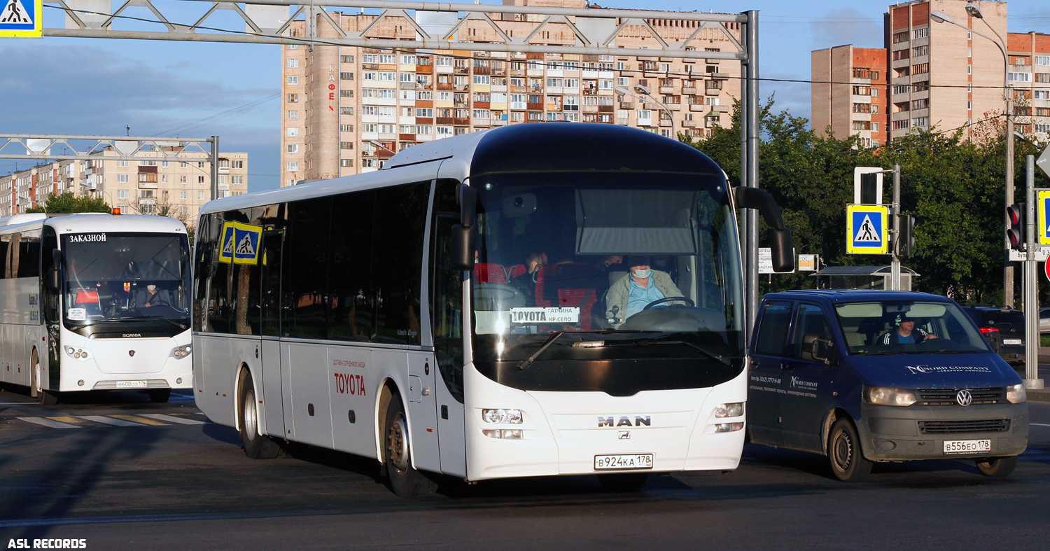 Санкт-Петербург, MAN R12 Lion's Regio ÜL314 № В 924 КА 178