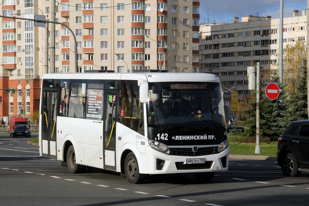Санкт-Петербург, ПАЗ-320435-04 "Vector Next" № 828