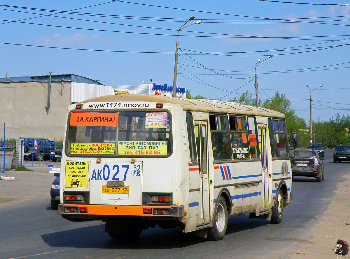 Нижегородская область, ПАЗ-4234 № АК 027 52