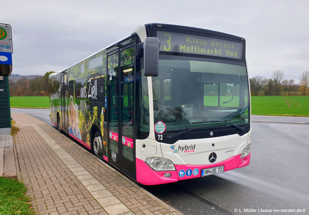 Нижняя Саксония, Mercedes-Benz Citaro C2 hybrid № 72