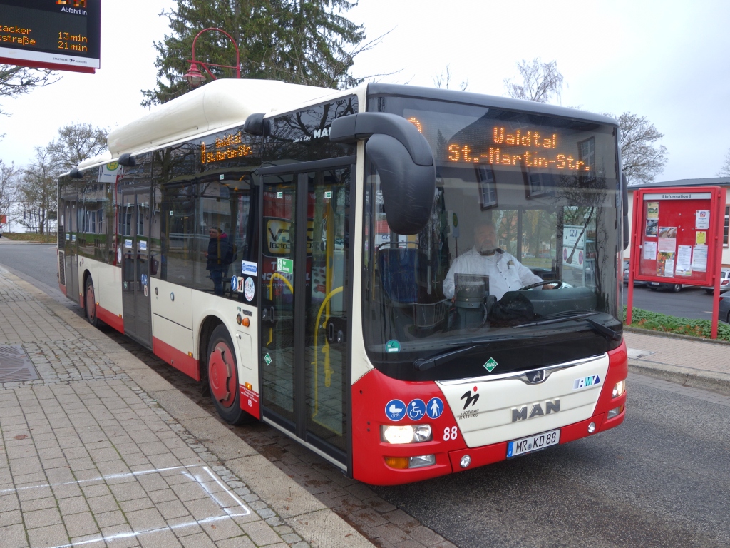 Гессен, MAN A21 Lion's City NL313 CNG № 88