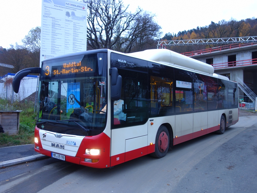 Гессен, MAN A21 Lion's City NL313 CNG № 98