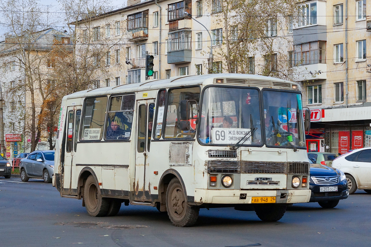 Архангельская область, ПАЗ-32054 № АВ 948 29