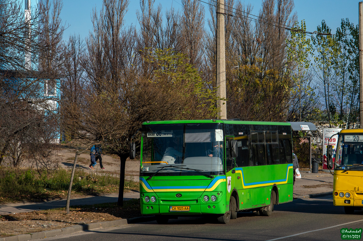 Черкасская область, Богдан А20111 № CA 1025 AA