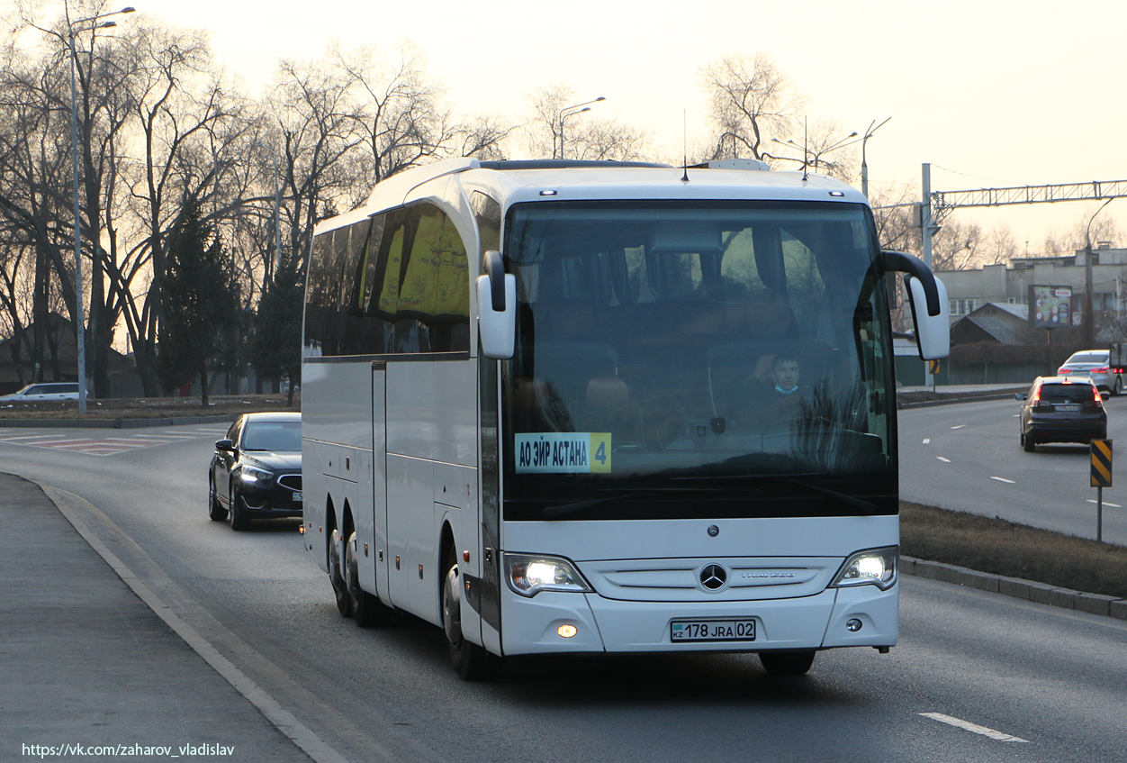 Алматы, Mercedes-Benz Travego II M 16RHD facelift № 178 JRA 02