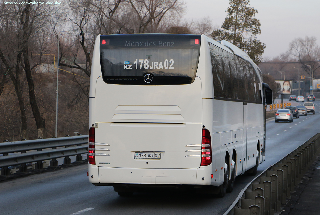 Алматы, Mercedes-Benz Travego II M 16RHD facelift № 178 JRA 02