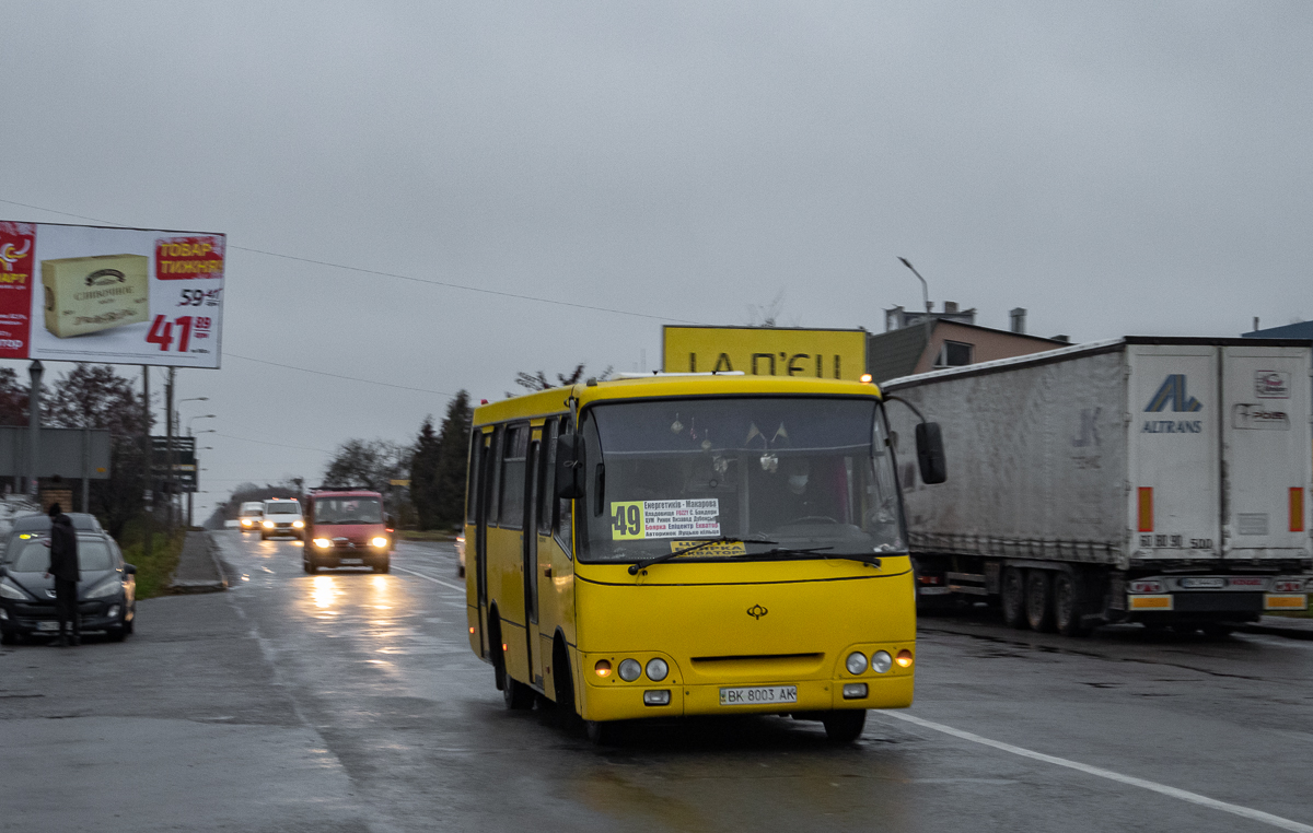 Ровненская область, Богдан А09201 № BK 8003 AK