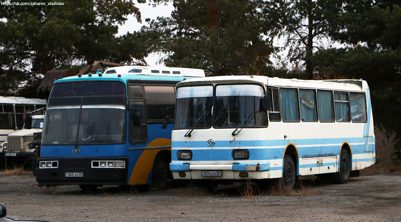 Жетысуская область, ЛАЗ-695Т № 834 LMA 05; Алматинская область — Автобусные парки
