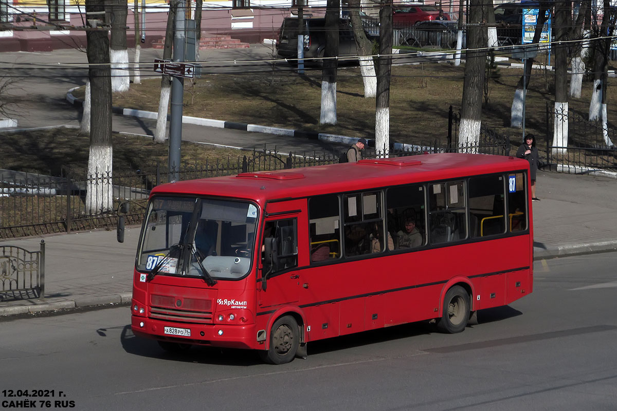 Ярославская область, ПАЗ-320412-14 № А 828 РО 76