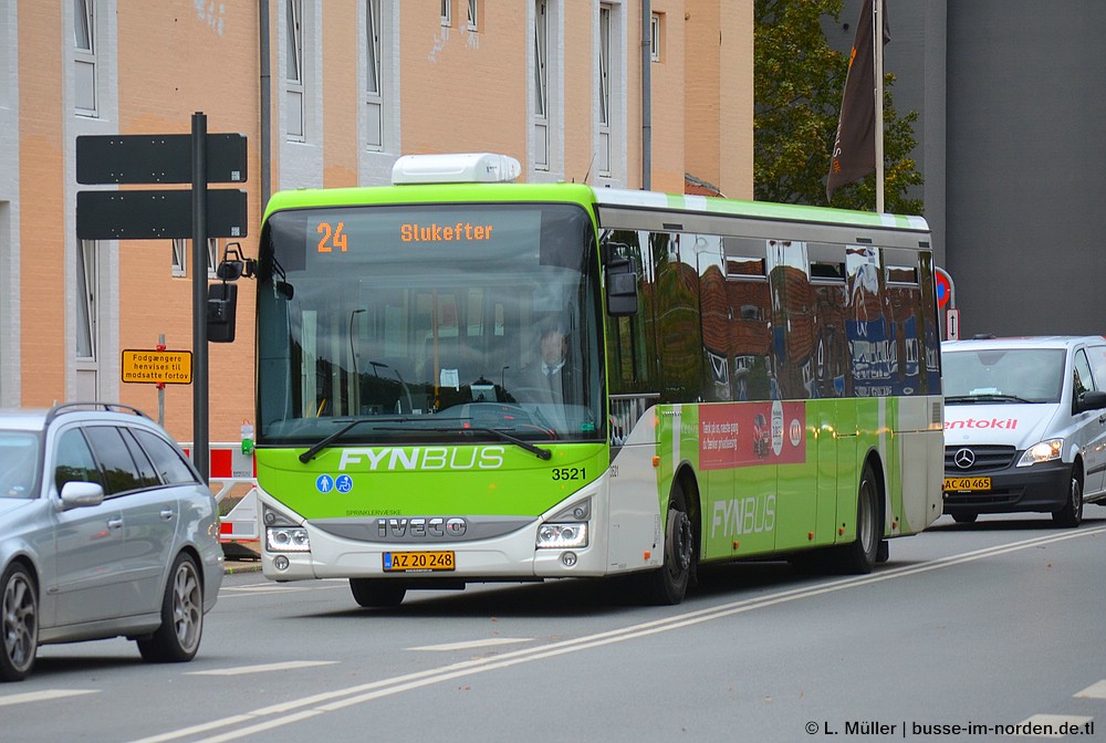 Дания, IVECO Crossway LE CITY 13M № 3521