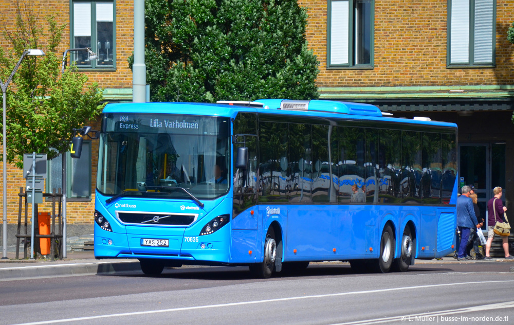 Швеция, Volvo 8900BLE № 70635