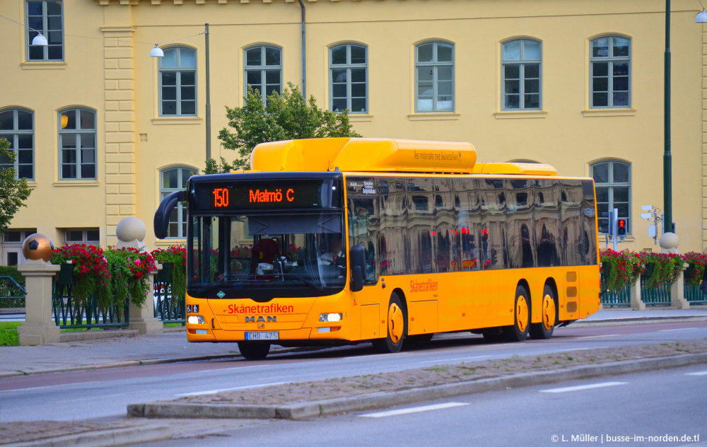 Швеция, MAN A44 Lion's City L LE NL313-15 CNG № 1132