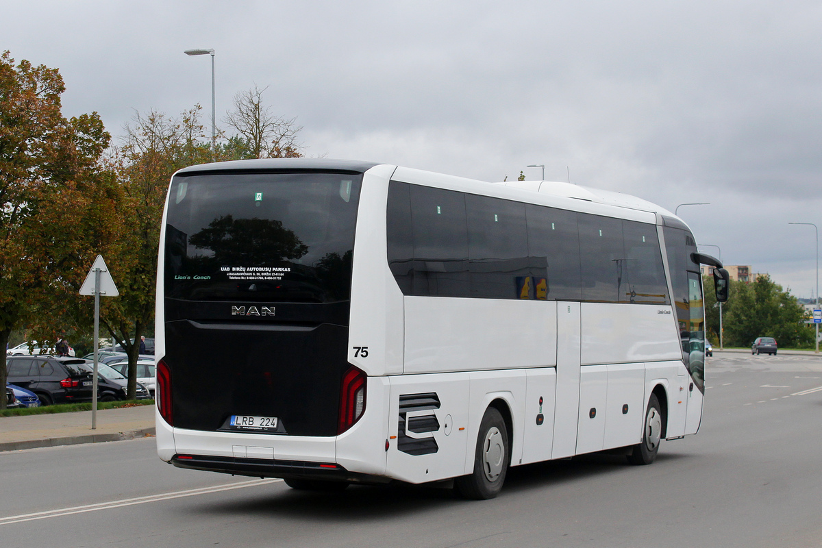 Литва, MAN R07 Lion's Coach RHC474 № 75