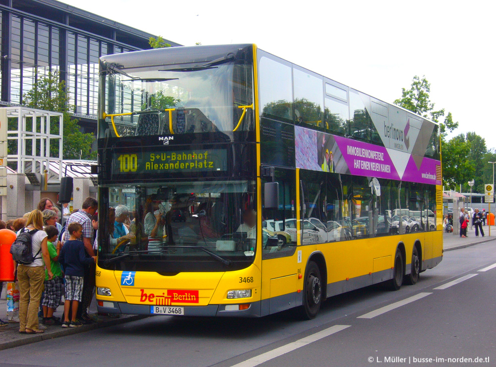 Берлин, MAN A39 Lion's City DD ND323 № 3468