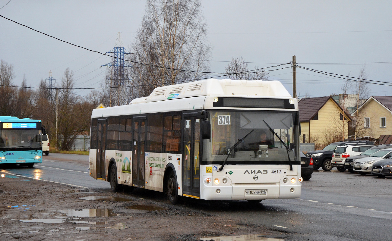 Sankt Petersburg, LiAZ-5292.67 (CNG) Nr. 4617