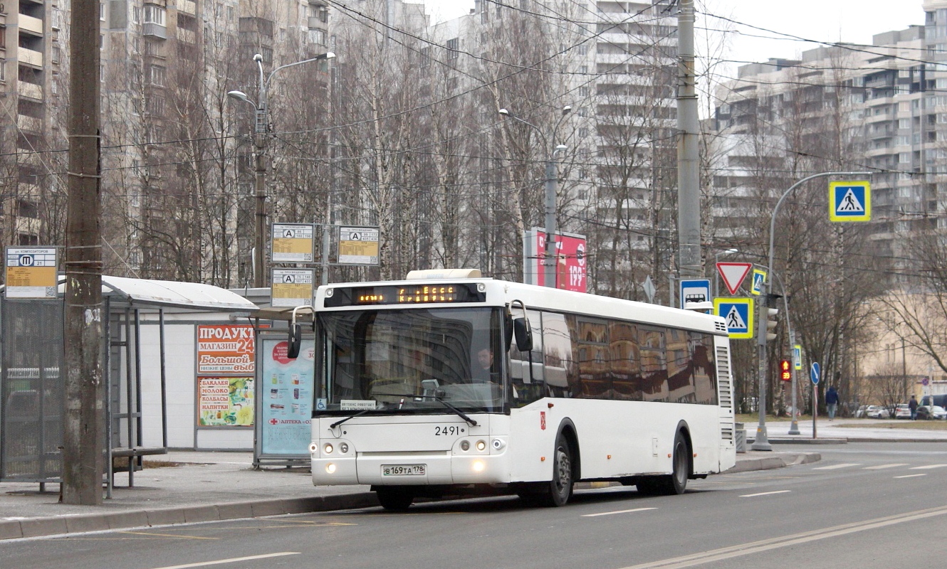 Санкт-Петербург, ЛиАЗ-5292.60 № 2491