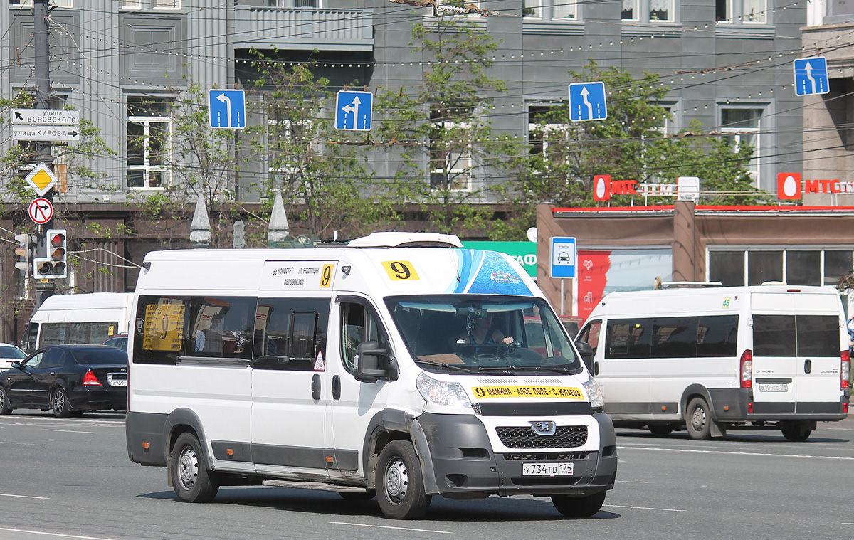 Челябинская область, Нижегородец-2227SK (Peugeot Boxer) № У 734 ТВ 174