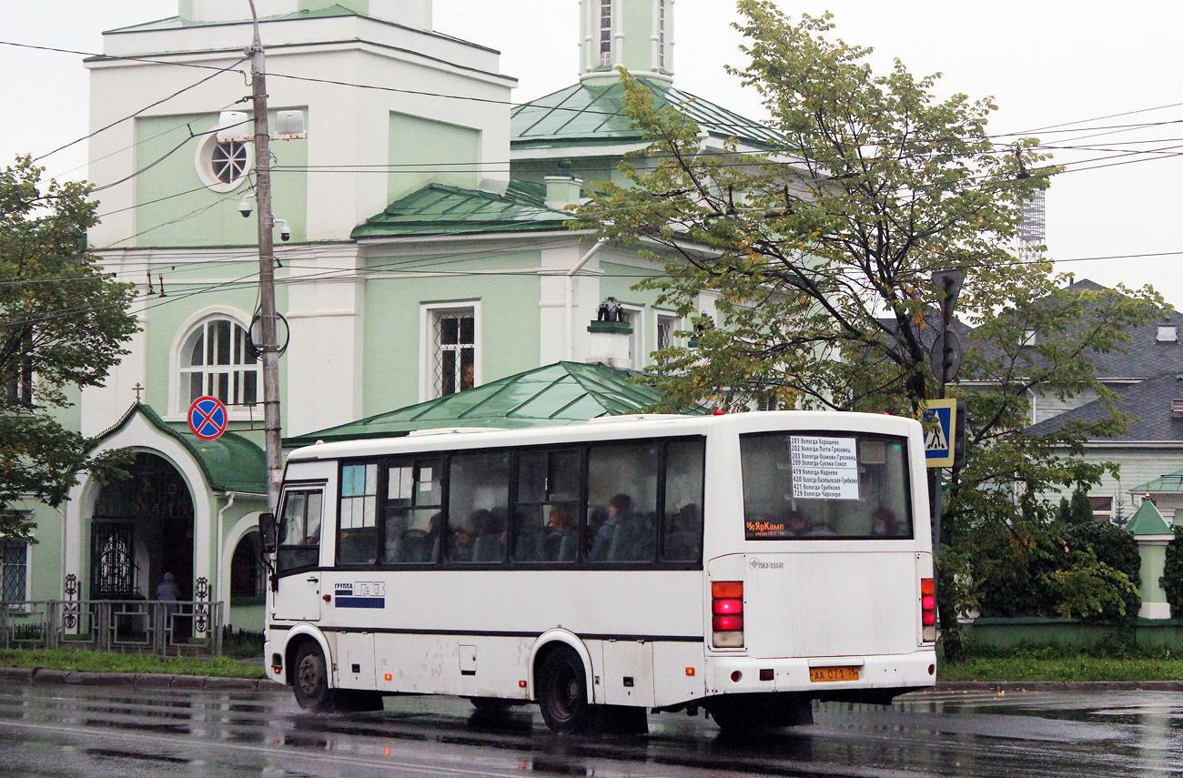 Вологодская область, ПАЗ-320412-05 № АА 071 35