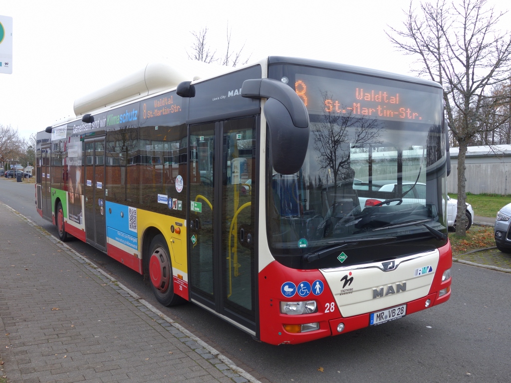 Hesse, MAN A21 Lion's City NL313 CNG № 28