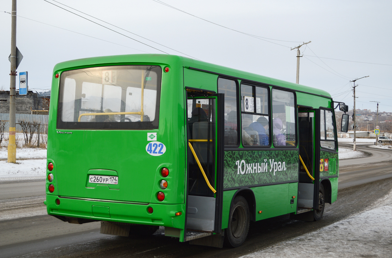 Chelyabinsk region, PAZ-320302-22 "Vector" Nr. 422