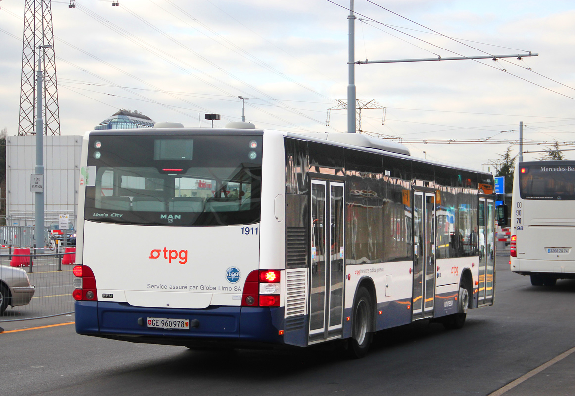 Швейцария, MAN A21 Lion's City NL283 № 1911