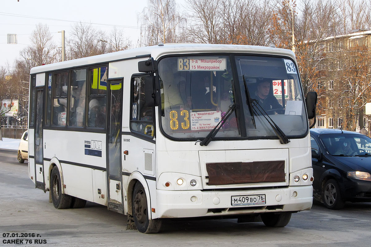 Ярославская область, ПАЗ-320412-05 № М 409 ВО 76