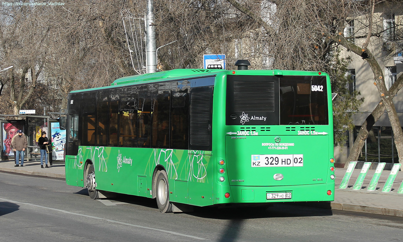 Алматы, Golden Dragon XML6125CR № 5042