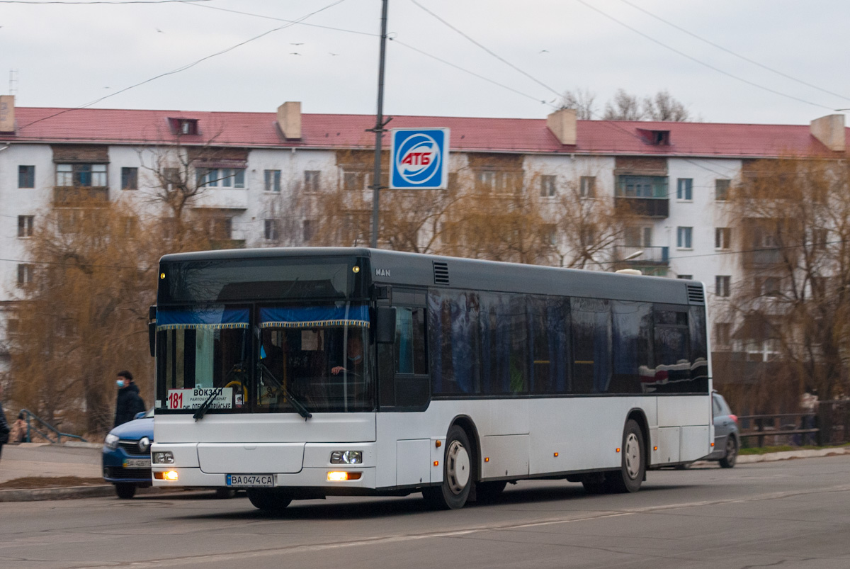 Kirovograd region, MAN A20 NÜ313 Nr. BA 0474 CA