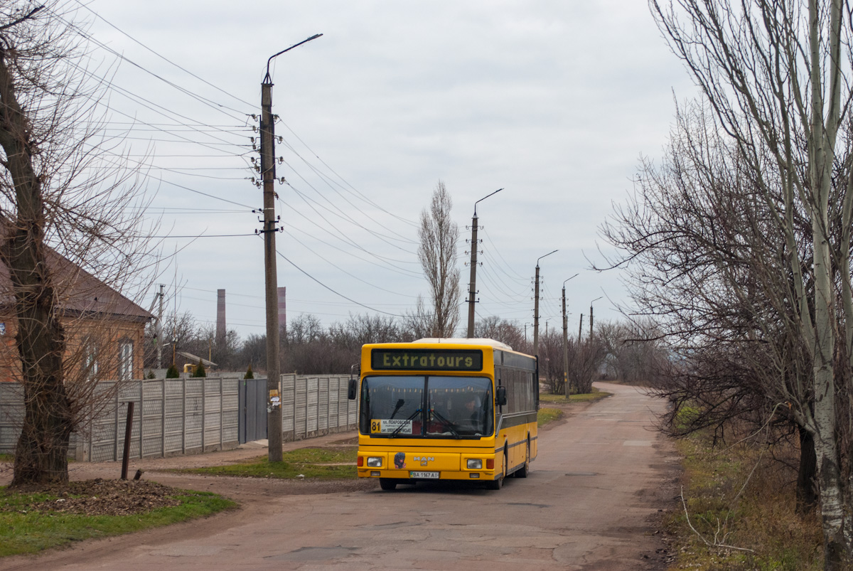 Kirovograd region, MAN A12 EL202 č. BA 1167 AI