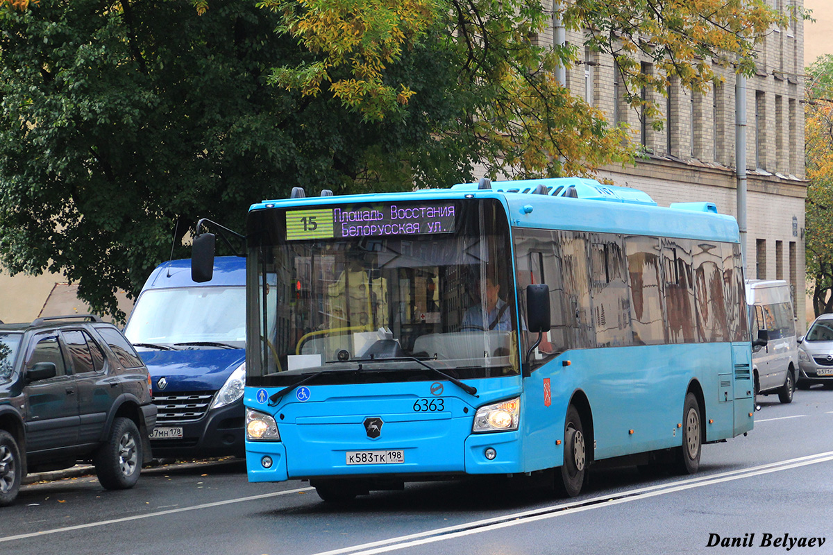 Санкт-Петербург, ЛиАЗ-4292.60 (1-2-1) № 6363