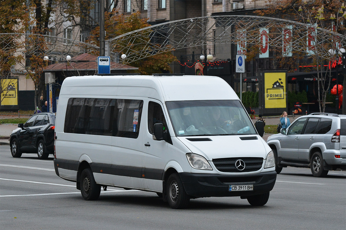 Черниговская область, Mercedes-Benz Sprinter W906 313CDI № CB 3911 BH