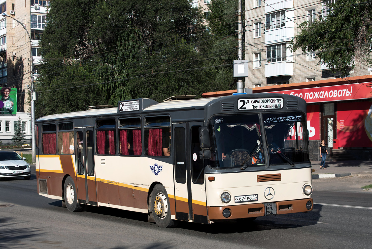 Саратовская область, Mercedes-Benz O307 № Х 624 РО 64 Саратовская область, Mercedes-Benz O307 № Х 624 РО 64