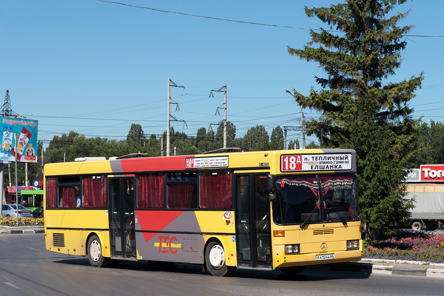 Саратовская область, Mercedes-Benz O405 № Р 410 НА 64