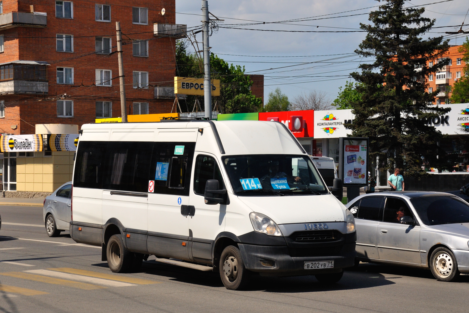 Тульская область, Нижегородец-2227UT (IVECO Daily) № В 202 УВ 71