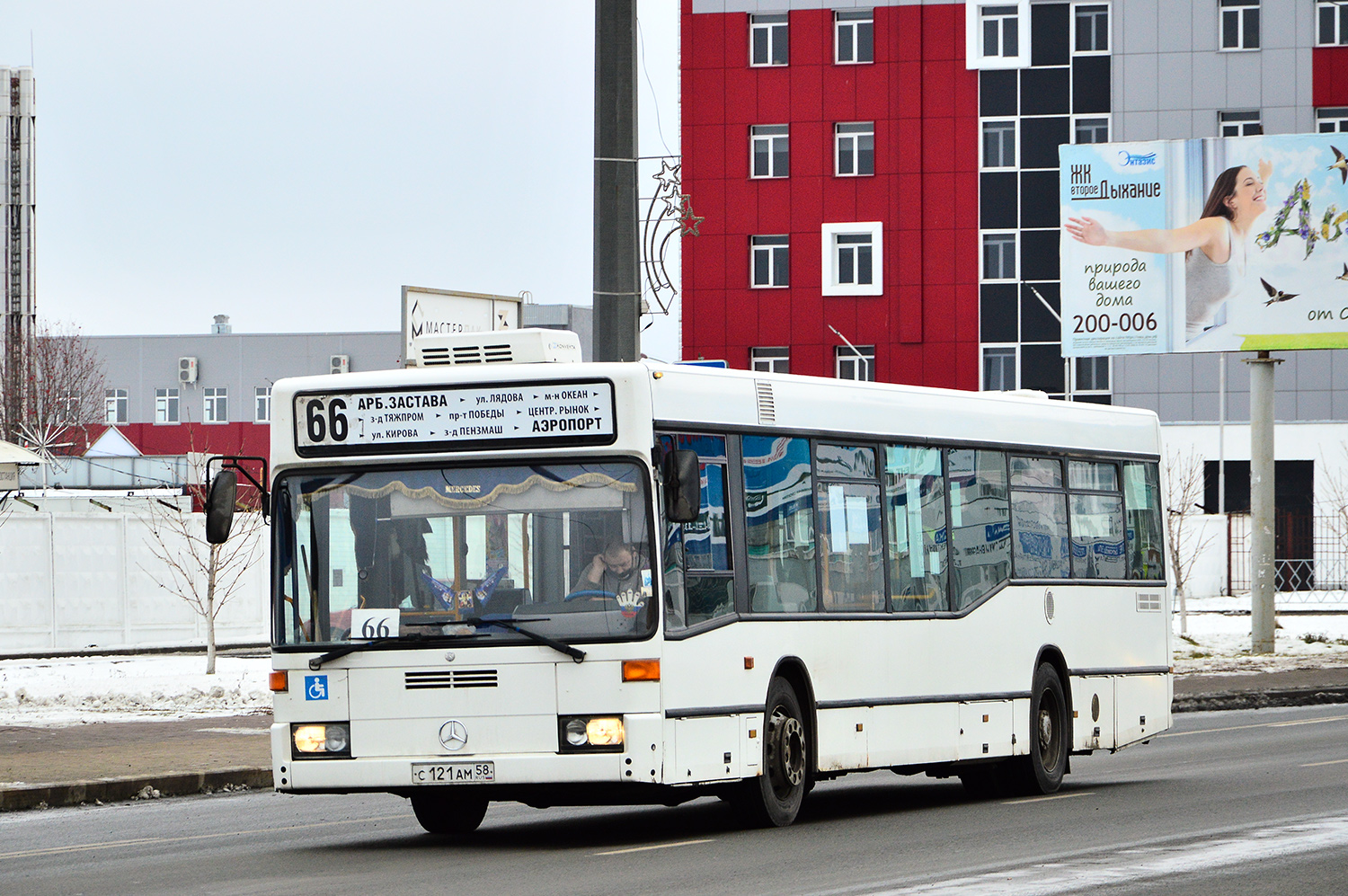 Penza region, Mercedes-Benz O405N2 (SAM) № С 121 АМ 58