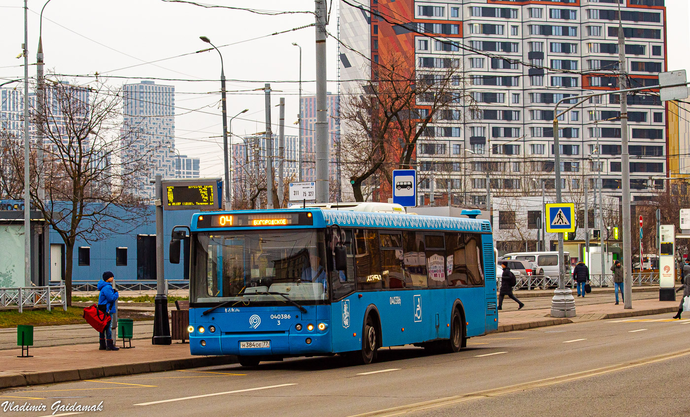 Москва, ЛиАЗ-5292.22 (2-2-2) № 040386