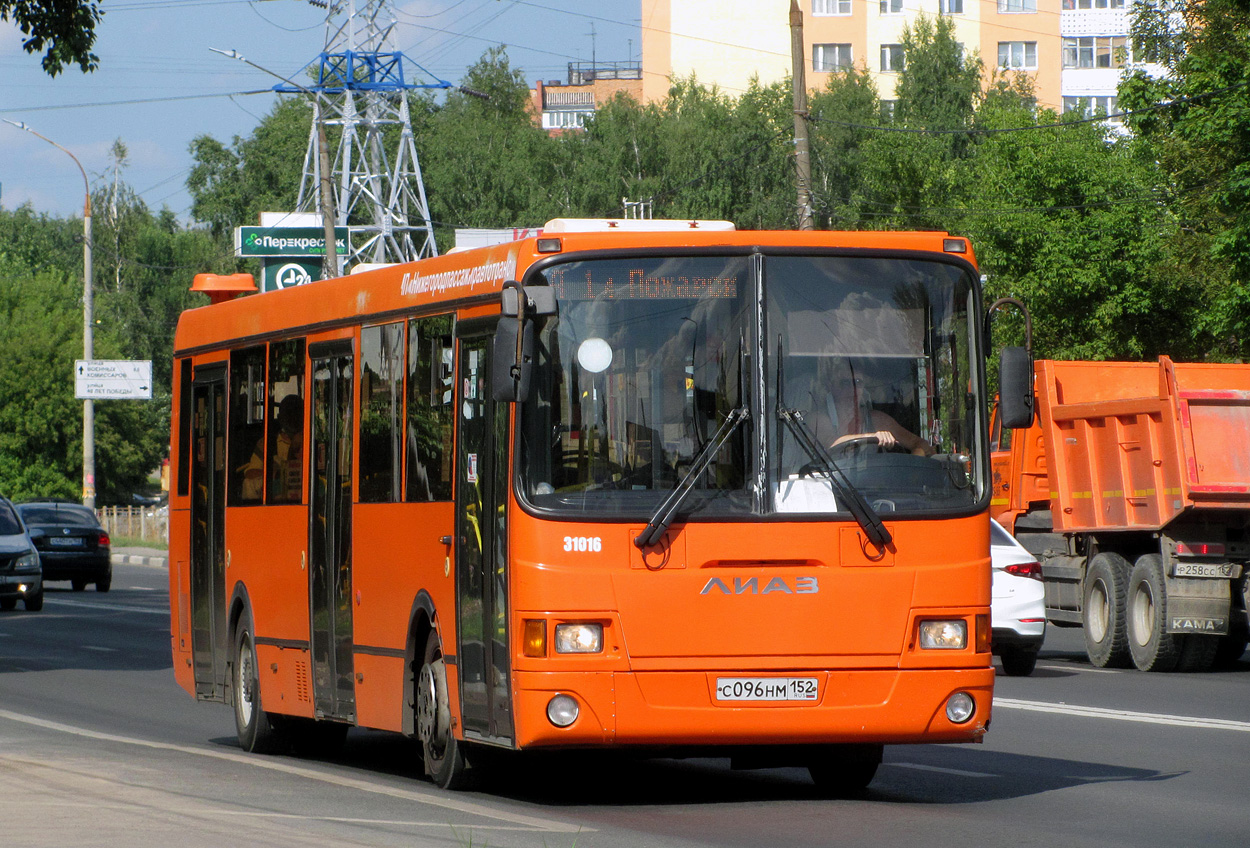 Нижегородская область, ЛиАЗ-5293.60 № 31016