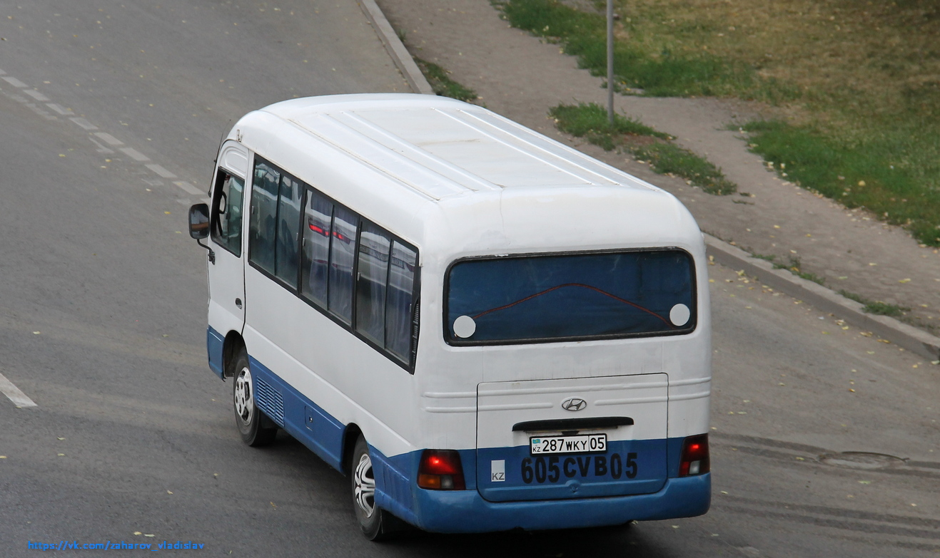 Алматинская область, Hyundai County Super № 287 WKY 05