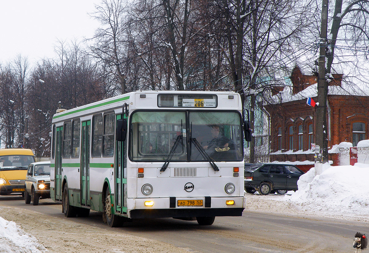 Nizhegorodskaya region, LiAZ-5256.25 Nr. АО 798 52