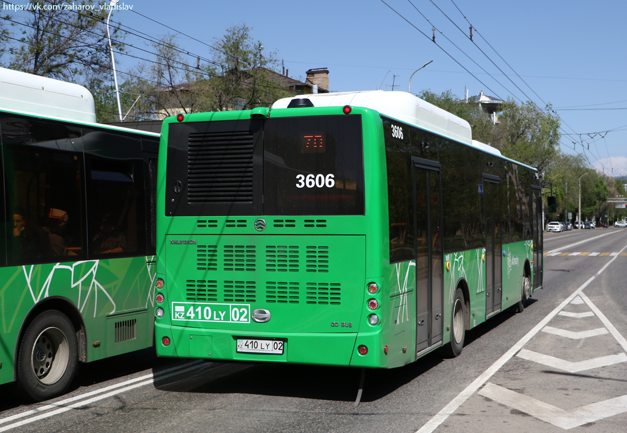 Ałmaty, Golden Dragon XML6125CN (Hyundai Trans Auto) Nr 3606