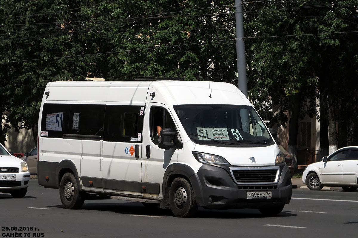 Ярославская область, Автодом-22080* (Peugeot Boxer) № А 498 МО 76