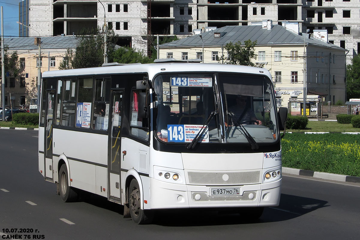 Ярославская область, ПАЗ-320412-05 "Вектор" № Е 937 МО 76