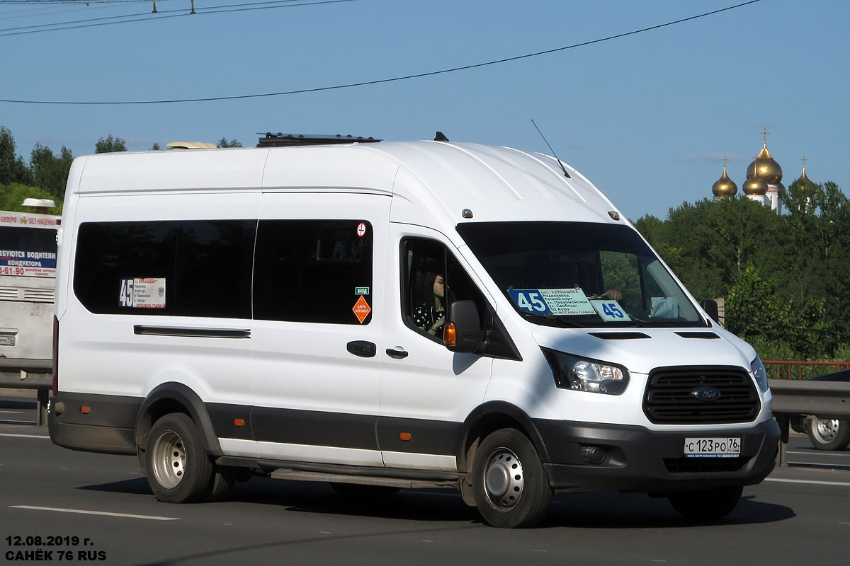 Ярославская область, Ford Transit FBD [RUS] (Z6F.ESG.) № С 123 РО 76