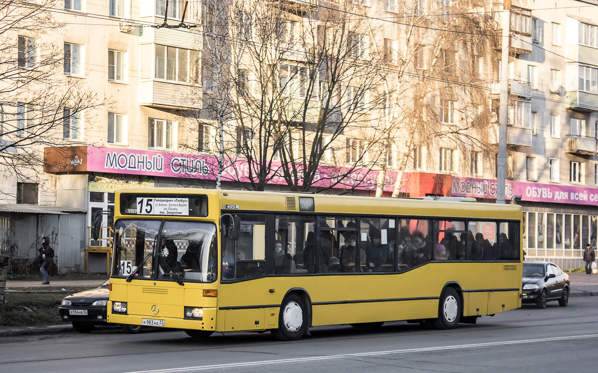 Владимирская область, Mercedes-Benz O405N2 № К 983 НА 33