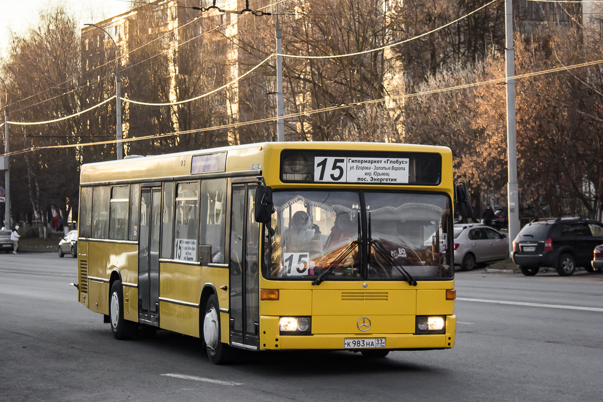 Vladimir region, Mercedes-Benz O405N2 № К 983 НА 33