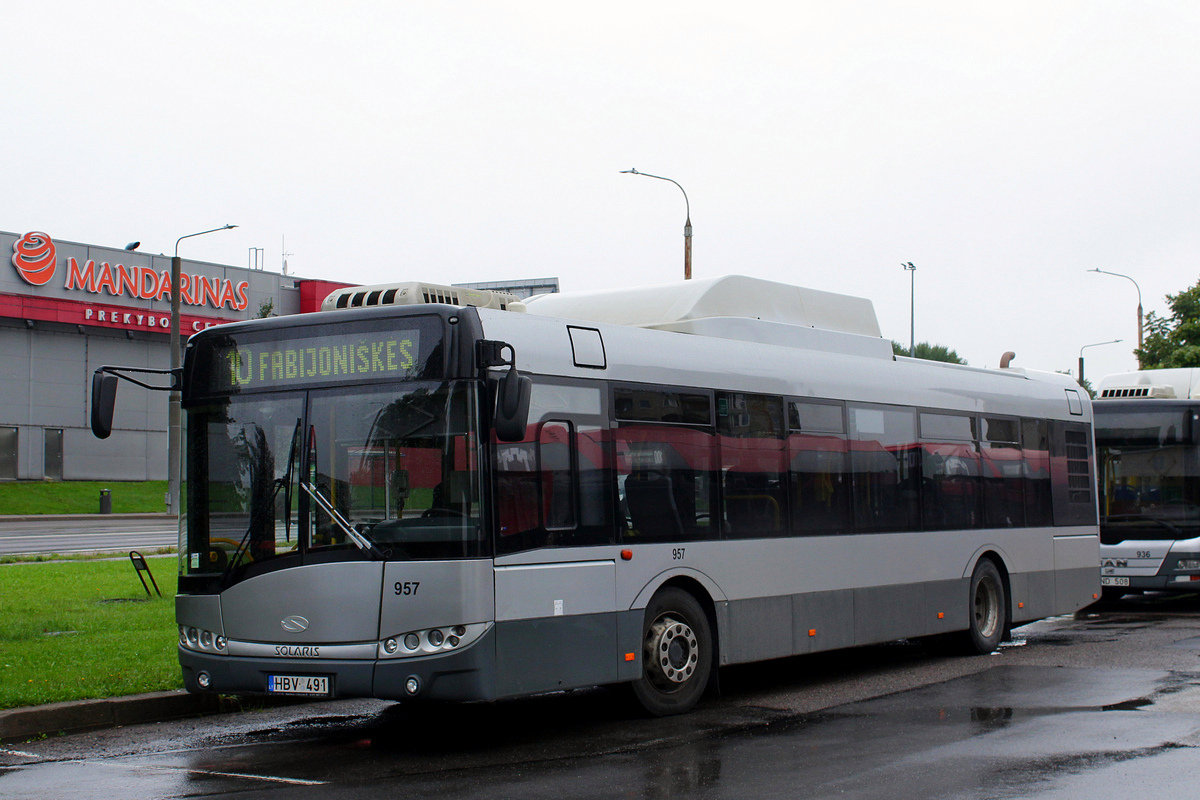 Λιθουανία, Solaris Urbino III 12 CNG # 957